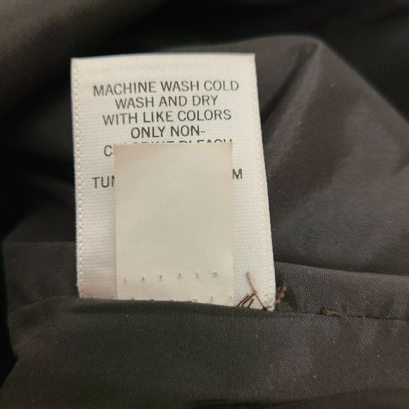 BANANA REPUBLIC Solid Brown Linen Cotton Skirt 8 - Picture 4 of 5